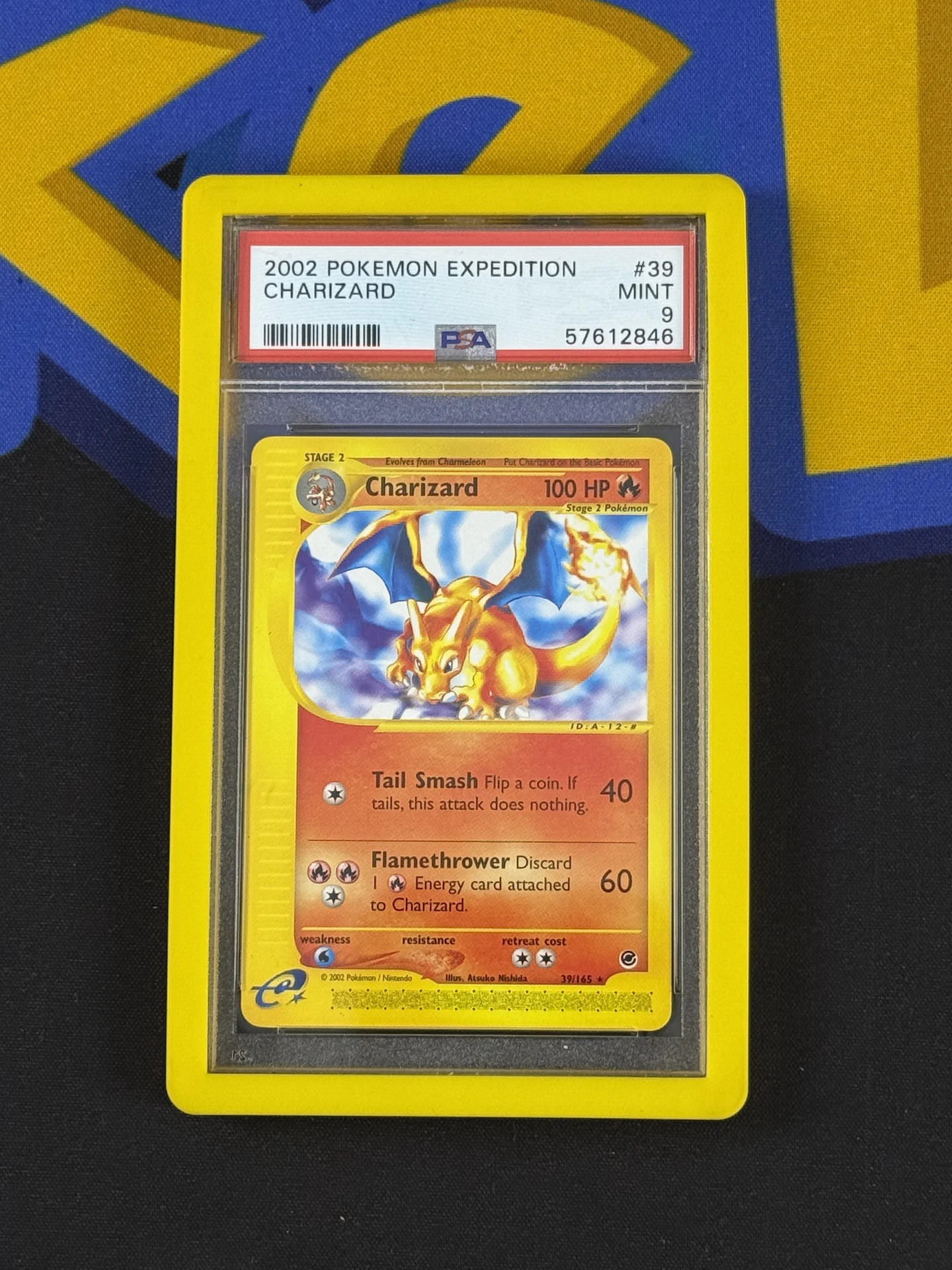 2002 POKEMON CHARIZARD EXPEDITION PSA 9