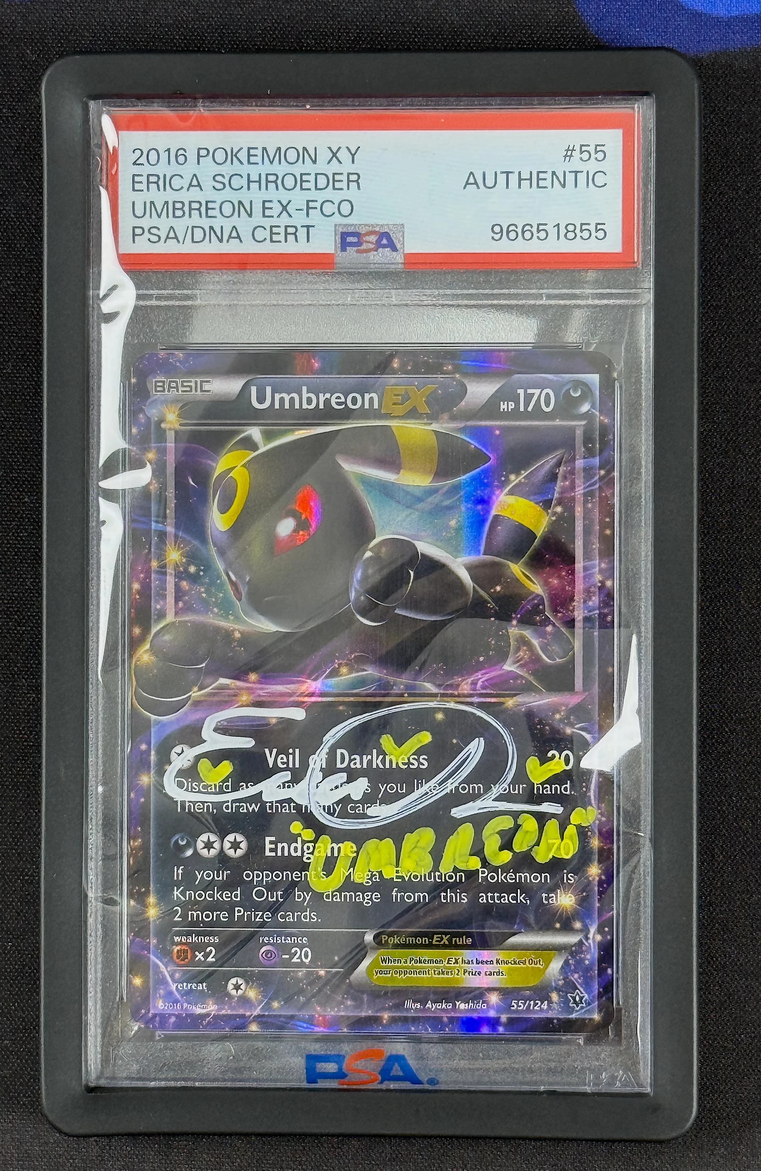 MEWTWO 1999 POKEMON FIRST MOVIE SIGNED BY JAY GOEDE