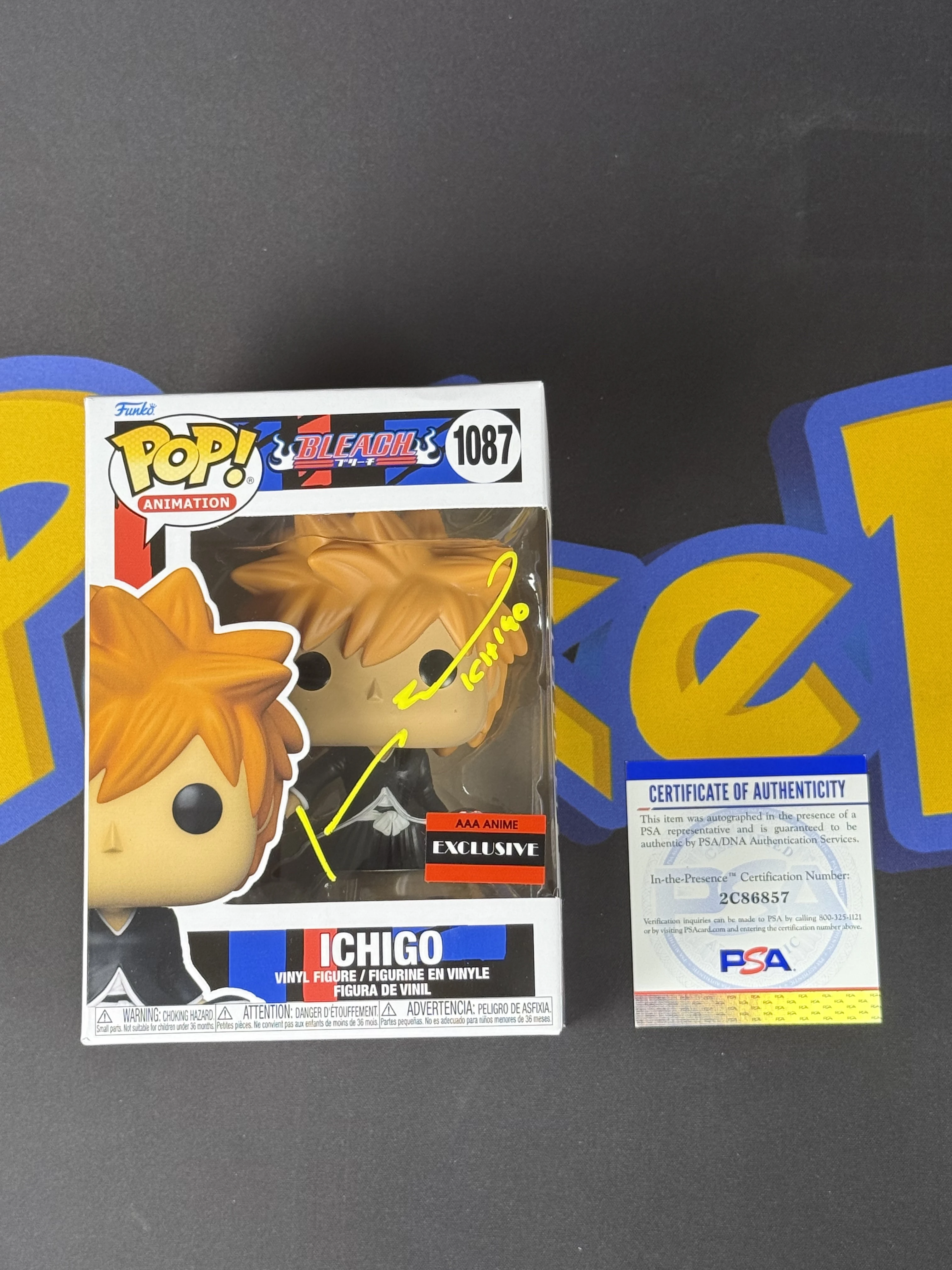 JOHNNY YONG BOSCH SIGNED FUNKO POP