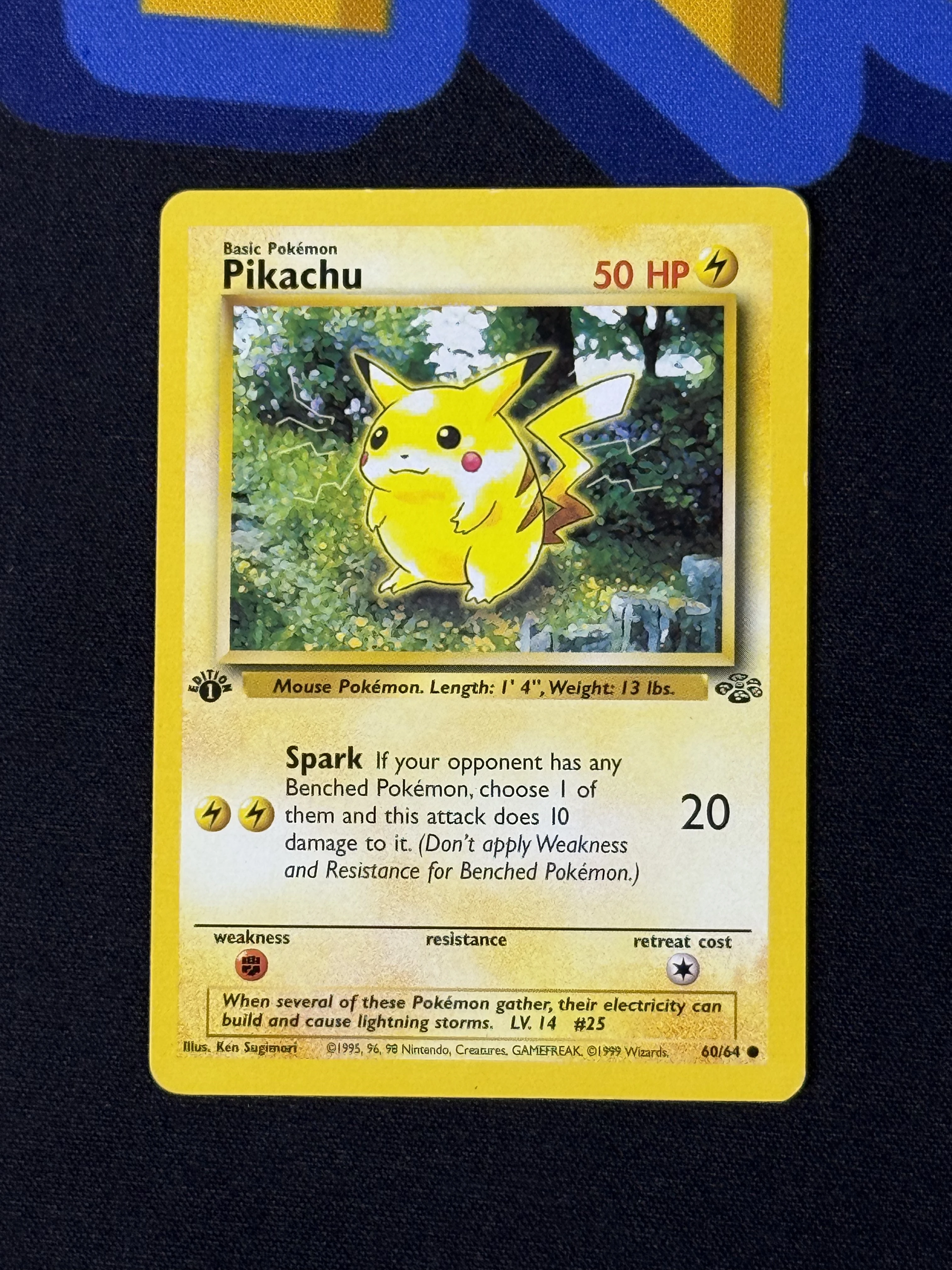 POKEMON CARD SABRINA’S GENGAR 14/132 GYM HEROES HOLO RARE SWIRAL